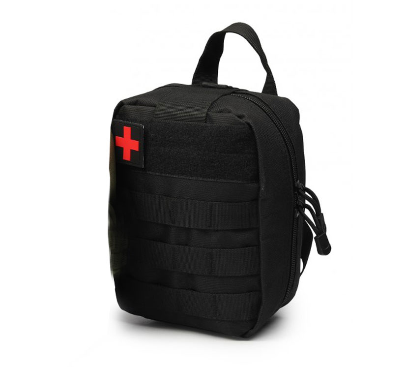 Combat First Aid and Soldier Bag (Black)