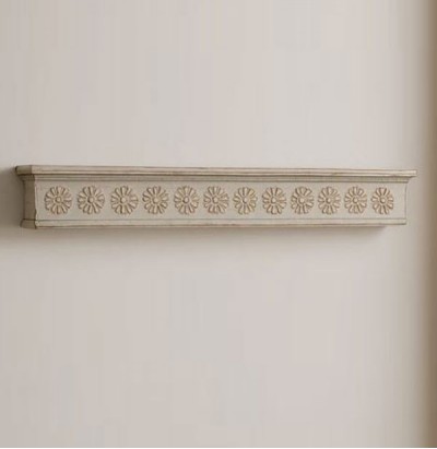 Carve wall mount shelf
