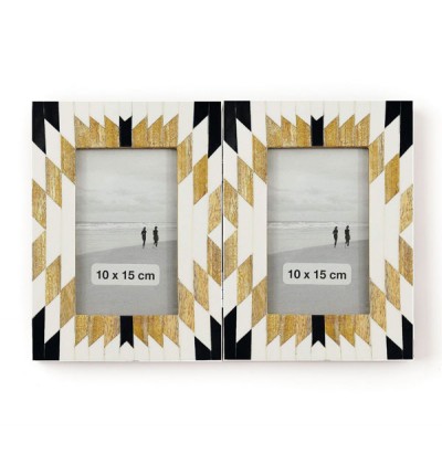 Sunburst Double Photo frame(4x6)