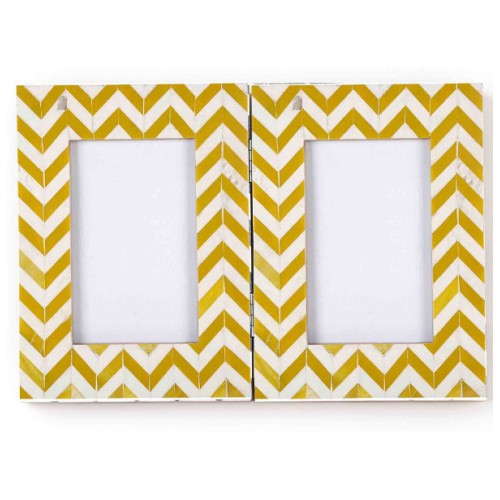 Wave Double Photo frame(4x6)