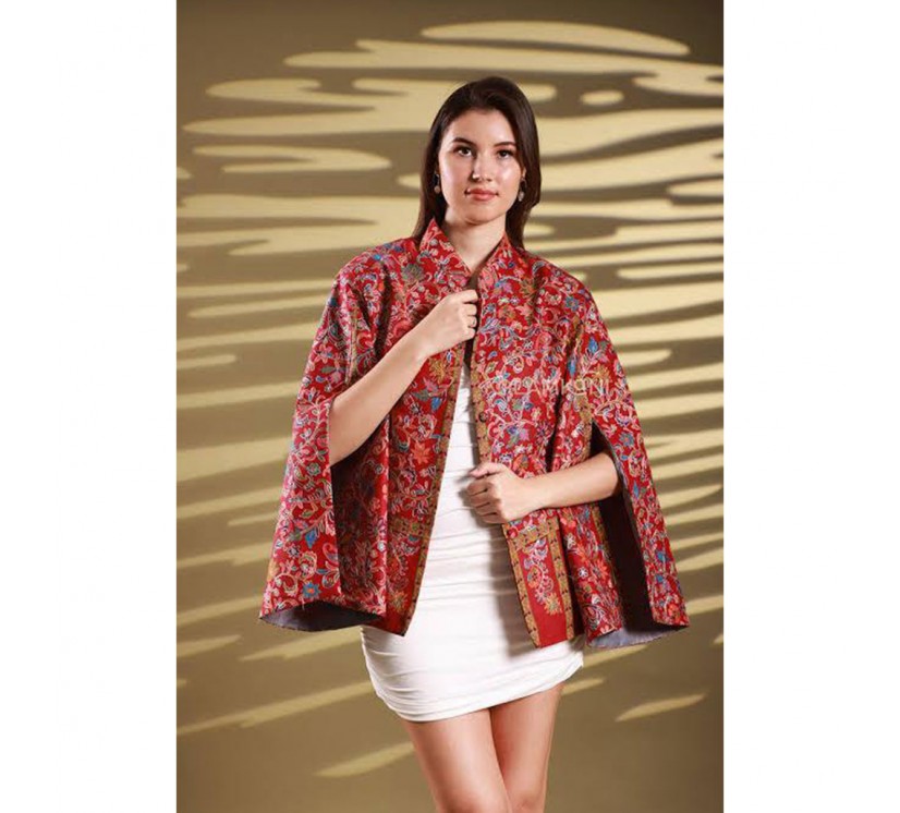 Kani design Kalamkari Cape