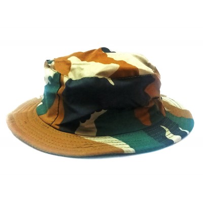 Plain Cotton Round Military Hat