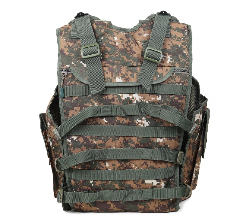 Jungle Camouflage Plate Carrier Harness
