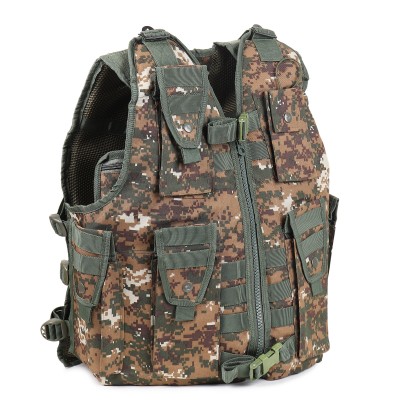 Jungle Camouflage Plate Carrier Harness